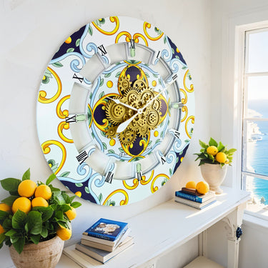 ITALY LINE WALL CLOCK ROUND 36 INCH ATRANI