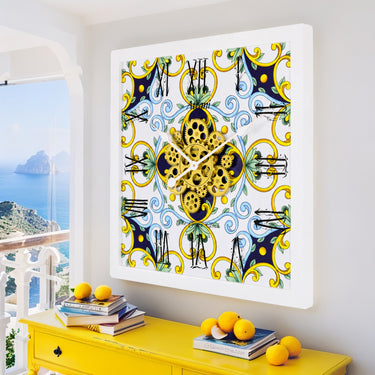 ITALY LINE WALL CLOCK SQUARE 24 INCH ATRANI