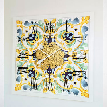 ITALY LINE WALL CLOCK SQUARE 36 INCH PRAIANO