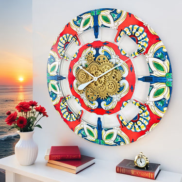 ITALY LINE WALL CLOCK ROUND 36 INCH FURORE