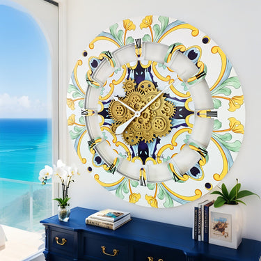 ITALY LINE WALL CLOCK ROUND 36 INCH PRAIANO