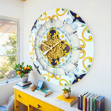 ITALY LINE WALL CLOCK ROUND 36 INCH ATRANI