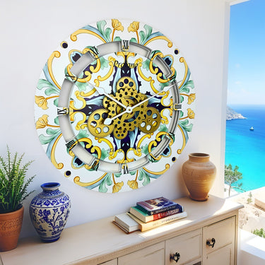 ITALY LINE WALL CLOCK ROUND 24 INCH PRAIANO