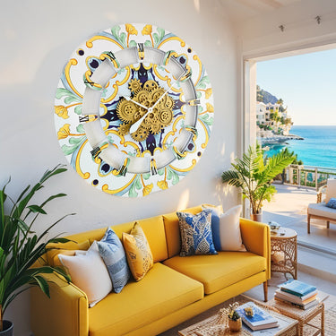 ITALY LINE WALL CLOCK ROUND 36 INCH PRAIANO