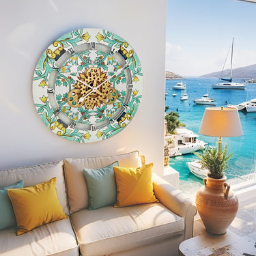ITALY LINE WALL CLOCK ROUND 36 INCH AMALFI