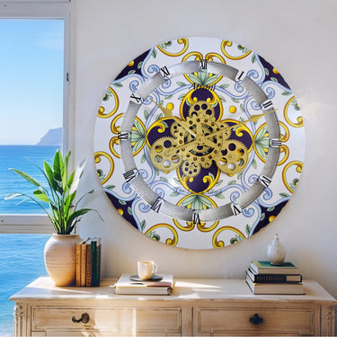 ITALY LINE WALL CLOCK ROUND 24 INCH ATRANI