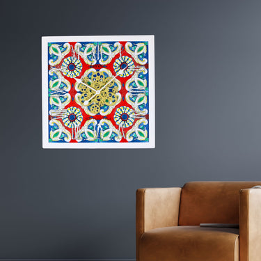 ITALY LINE WALL CLOCK SQUARE 24 INCH FURORE