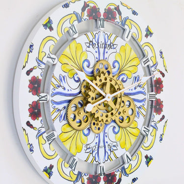 ITALY LINE WALL CLOCK ROUND 24 INCH POSITANO