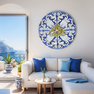 ITALY LINE WALL CLOCK ROUND 24 INCH CETARA