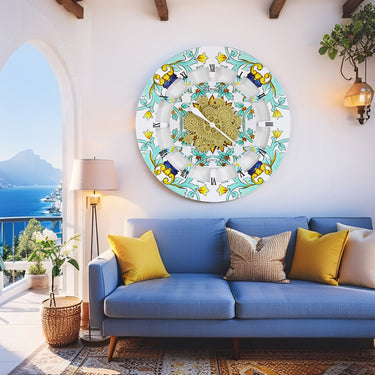ITALY LINE WALL CLOCK ROUND 36 INCH AMALFI