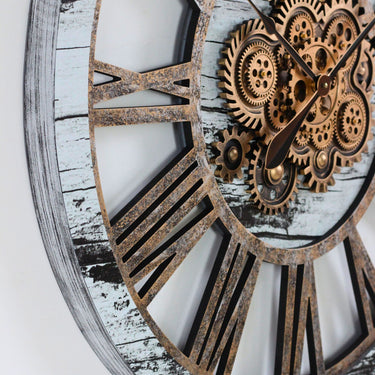 WALL CLOCK 36 INCH GREY & WHITE