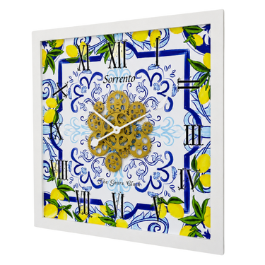 ITALY LINE WALL CLOCK SQUARE 24 INCH SORRENTO