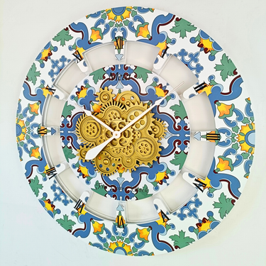 ITALY LINE WALL CLOCK ROUND 36 INCH META