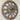 WALL CLOCK 24 INCH WOOD & STONE