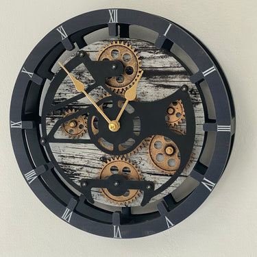 DESK-WALL CLOCK 10 INCH GREY & WHITE