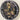 DESK/WALL CLOCK 10 INCH VINTAGE BLACK