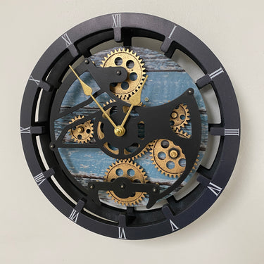 DESK-WALL CLOCK 10 INCH AQUA GREEN