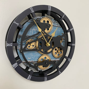 DESK-WALL CLOCK 10 INCH AQUA GREEN