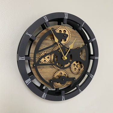 MANTEL/WALL CLOCK 16 INCH (HYBRID) GOLD ANTIQUE