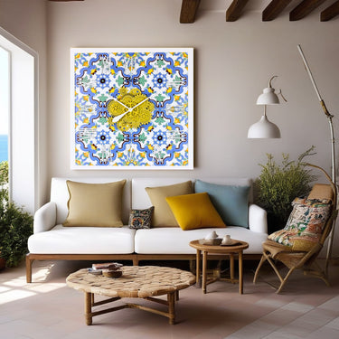 ITALY LINE WALL CLOCK SQUARE 36 INCH META