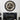 WALL CLOCK 24 INCH VINTAGE BLACK