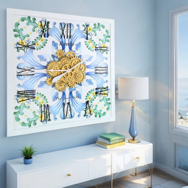 ITALY LINE WALL CLOCK SQUARE 36 INCH RAVELLO