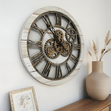 AMERICA LINE WALL CLOCK ROUND 24 INCH DESERT BEIGE