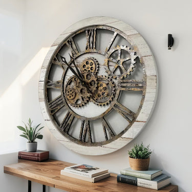 AMERICA LINE WALL CLOCK ROUND 24 INCH DESERT BEIGE