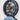 MANTEL/WALL CLOCK 16 INCH (HYBRID) OCEAN BLUE