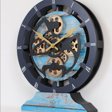 MANTEL/WALL CLOCK 16 INCH (HYBRID) OCEAN BLUE