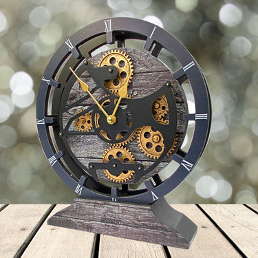 DESK-WALL CLOCK 10 INCH CARBON GREY