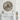 WALL CLOCK 24 INCH WHITE FARMHOUSE