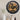MANTEL/WALL CLOCK 16 INCH (HYBRID) VINTAGE BROWN