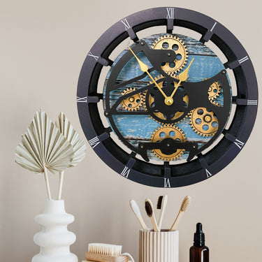 MANTEL/WALL CLOCK 16 INCH (HYBRID) AQUA GREEN
