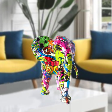 RESIN SCULPTURE ELEPHANT AFRICAN