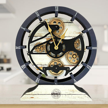 DESK-WALL CLOCK 10 INCH DESERT BEIGE