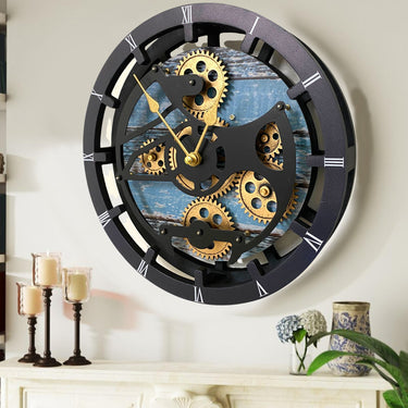 MANTEL/WALL CLOCK 16 INCH (HYBRID) AQUA GREEN