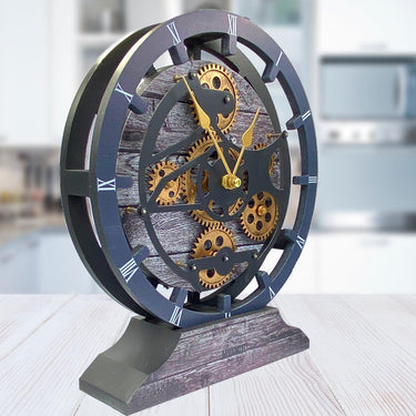 DESK-WALL CLOCK 10 INCH CARBON GREY