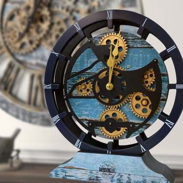 MANTEL/WALL CLOCK 16 INCH (HYBRID) AQUA GREEN