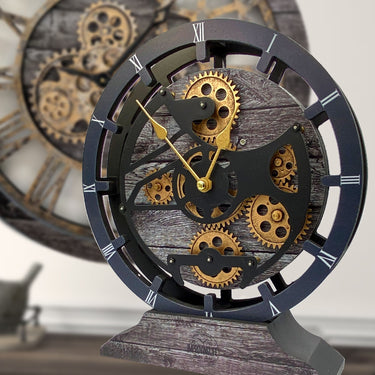 MANTEL/WALL CLOCK 16 INCH (HYBRID) CARBON GREY