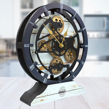 DESK-WALL CLOCK 10 INCH DESERT BEIGE