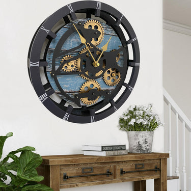 MANTEL/WALL CLOCK 16 INCH (HYBRID) AQUA GREEN
