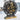 DESK/WALL CLOCK 10 INCH VINTAGE BLACK
