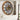 WALL CLOCK 24 INCH WOOD & STONE