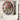 WALL CLOCK 24 INCH RED LAVA