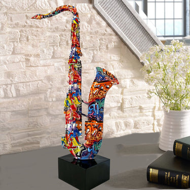 RESIN SCULPTURE SAXOPHONE