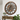 WALL CLOCK 24 INCH VINTAGE BROWN