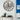 WALL CLOCK 24 INCH OCEAN BLUE