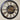 WALL CLOCK 36 INCH VINTAGE BLACK