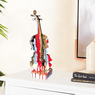 RESIN SCULPTURE VIOLIN